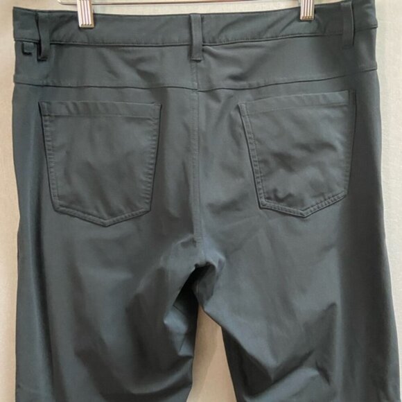 Lululemon Athletica ABC Classic-Fit 5 Pocket Cropped Pant Warpstreme Sz 34” - Picture 6 of 11